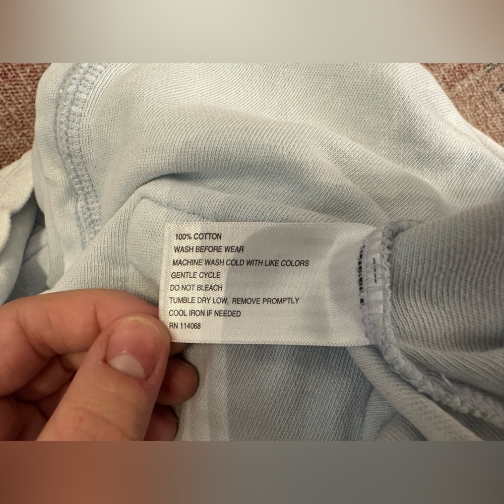 Evereve Light Blue Button-Down Utility Shirt - Picture 5 of 8